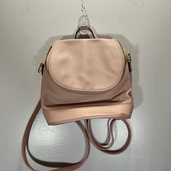 A New Day Women’s Light Pink Faux Leather Mini Backpack - Picture 2 of 13